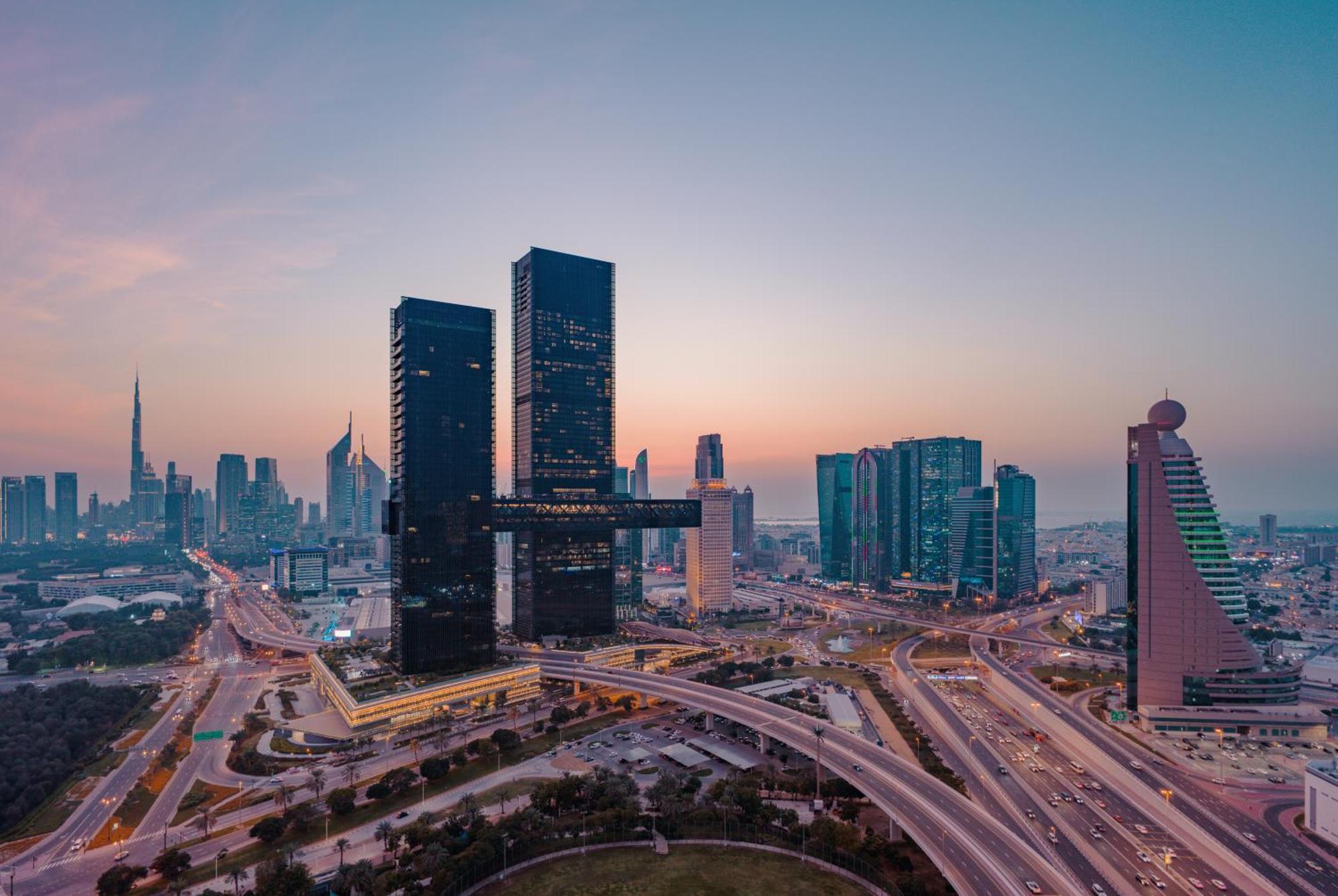 Hotel One&Only One Za'Abeel Dubai Exterior foto View of the city